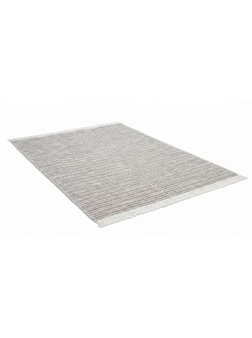 Kayoom Wohnzimmer Teppich – Kurzflorteppich Natura 110 in natural - grau - rechteckig