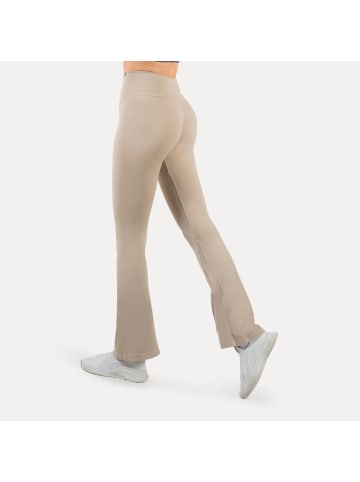 SMILODOX Schlagleggings Oriana in Taupe