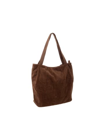 Prato SC01-1 Breitcord Shopper Stylische Allround-Bag in mocha