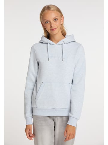 myMo Hoodie in Rauchblau Melange