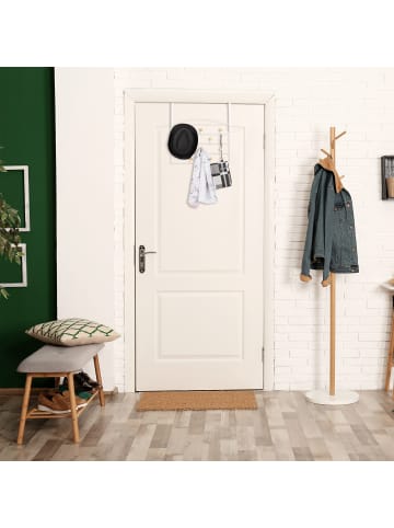 relaxdays Türgarderobe in Weiß