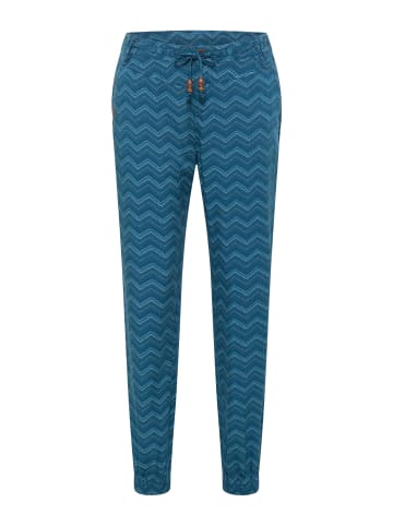 ragwear Stoffhose 'Talin Chevron' in blau