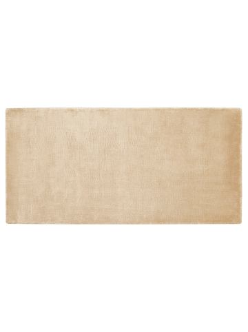 Beliani Kurzflor GESI II in Beige - (W) 80 x (H) 0.7 x (L) 150 cm