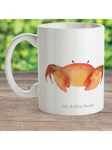 Mr. & Mrs. Panda Plastikbecher Sternzeichen Krebs ohne Spruch in Weiß