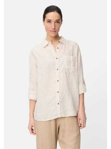 Camel Active Bluse mit Kentkragen in Sand