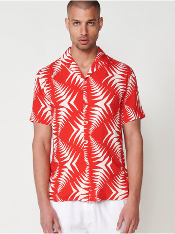 KOROSHI KurzÃ¤rmliges hemd. in rot