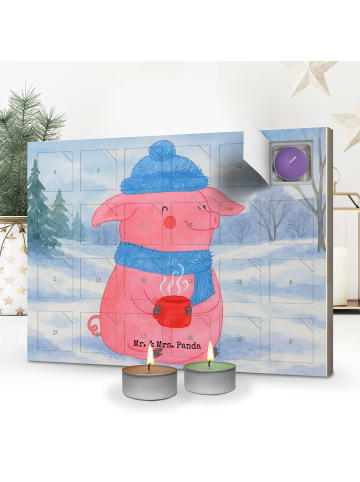 Mr. & Mrs. Panda Duftkerzen Adventskalender Schweinchen Glühwein... in Weiß