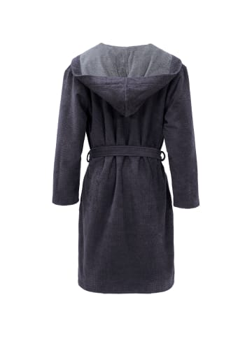 Erwin Müller Unisex-Bademantel Schwanau in anthrazit