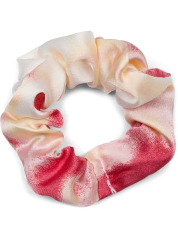 styleBREAKER Scrunchie Haargummi in Rot-Gelb