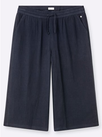 sheego 3/4-Hose in tiefblau