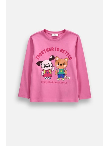 Coccodrillo Langarmshirt in rosa