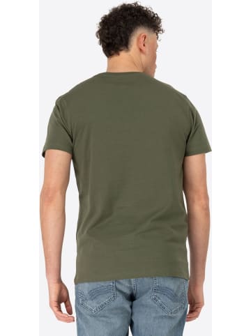 Lonsdale T-Shirt "Fulwood T-Shirt Normale Passform" in Grün