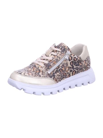 WALDLÄUFER Damen- Schnürschuhe CHICAGO SAVANNE in Beige