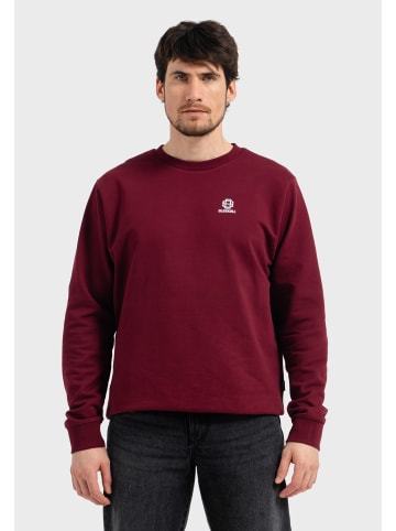 OLDSKULL Sweatshirt Basic Oldskull 25 Logo in Burgundy