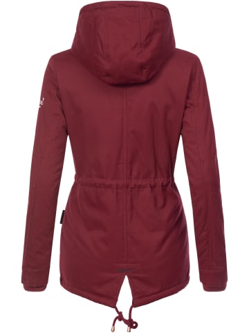 Marikoo Winterjacke Manolya in Bordeaux