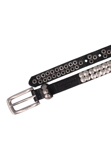LIEBESKIND BERLIN Nietengürtel Leder in black