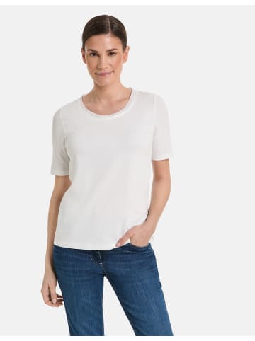 Gerry Weber T-Shirt 1/2 Arm in Off-white