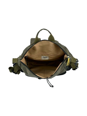 Camel Active Shores Rucksack mit abnehmbarer Vordertasche in Khaki