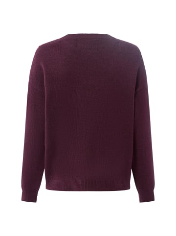 More & More Strickpullover in aubergine altrosa - 0001