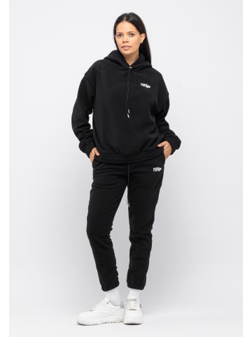 Tom Barron Freizeitanzug Oversize Fleece Tracksuit in BLACK