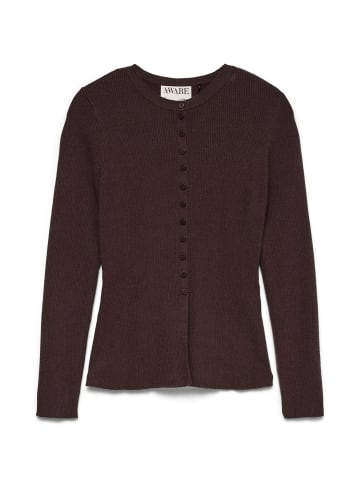 Vero Moda Strickjacke in Chocolate Plum