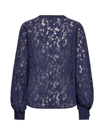 Mos Mosh Blusenshirt MMYen River Lace in indigo