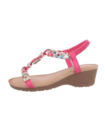 Ital-Design Sandale & Sandalette in Pink