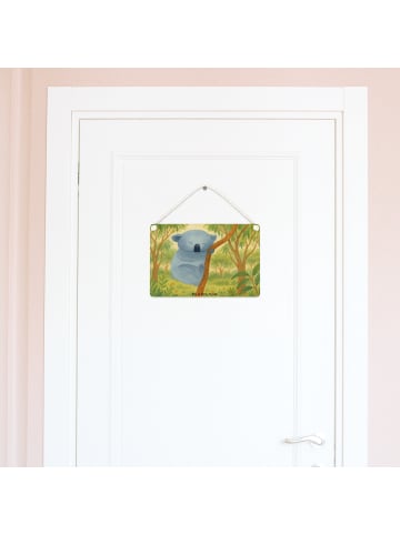 Mr. & Mrs. Panda Schild Koalabär Design ohne Spruch in Weiß