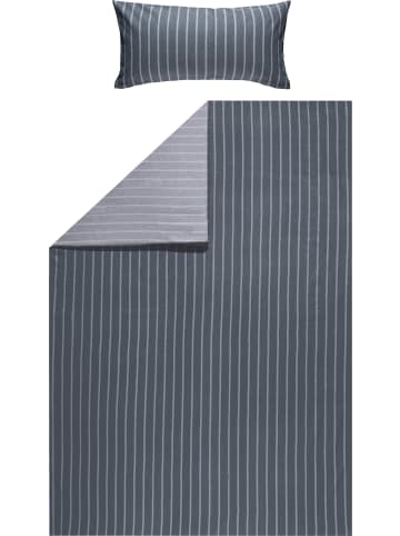 LOOKS by Wolfgang Joop Fein Flanell Bettwäsche in anthrazit-silber