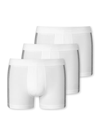 Schiesser Boxer 3PACK Shorts in Weiß