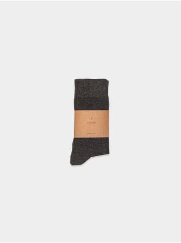 Erlich Textil  Socke 3er Pack Maxi in schwarz-melange