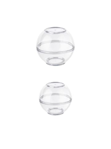 2er-Set: Zwiebeldose in Transparent - Ø 7/9 cm