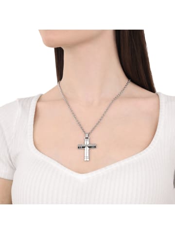 Amor Kette mit Anhänger Edelstahl in Silber