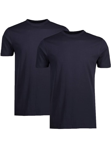 Lerros Doppelpack T-Shirt in Blau