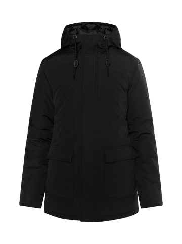 DreiMaster Klassik Wattierte Winterjacke in Schwarz