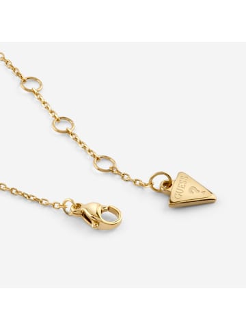 Guess Damen-Armband Blüten Charms Bunt/Goldfarben