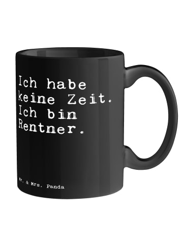 Mr. & Mrs. Panda Tasse Ich habe keine Zeit.... mit Spruch in Schwarz