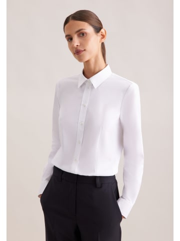 Seidensticker Klassische Bluse Regular in Weiß