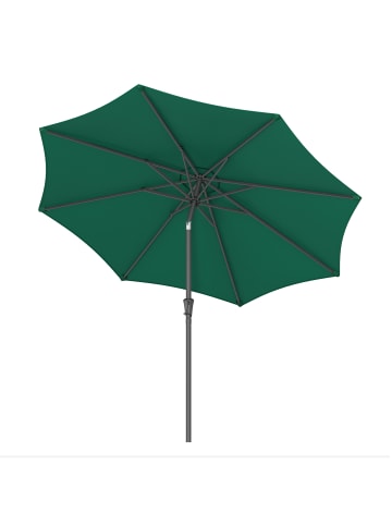 SONGMICS Sonnenschirm Sheld in Grün - (H)252 x Ø290 cm