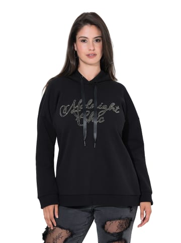 Ulla Popken Sweatshirt in schwarz