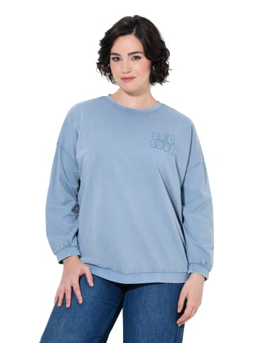 Ulla Popken Sweatshirt in blau