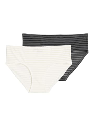 Marc O´Polo Bodywear Hipster Second Skin Jacquard in Creme / grau