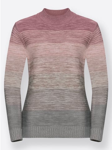 WITT WEIDEN Pullover in rosé-gemustert