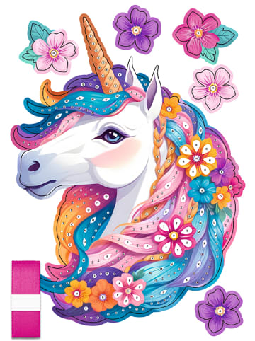 URSUS Diamond Painting Schultüten Deko-Set "FANCY UNICORN" - ab 3 Jahren