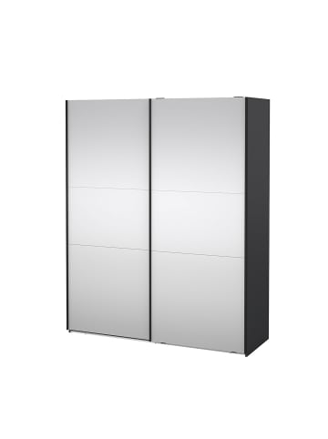 ebuy24 Schiebetürenschrank Como (2-türig) Grau 179 x 67 cm