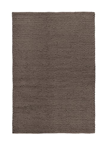 Kayoom Wohnzimmer Teppich – Kurzflorteppich Robbie 125 in taupe - rechteckig