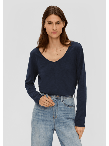 s.Oliver T-Shirt langarm in Blau