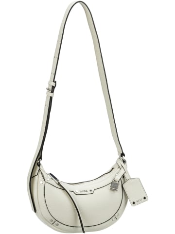 BOSS Beuteltasche Ivy Small Hobo Bag in Open White