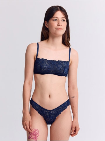 Erlich Textil  FLUID LACE BRAZIL in mitternachtblau