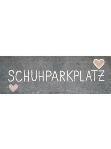 AKZENTE Fußmatte Schuhparkplatz in grau-rosa